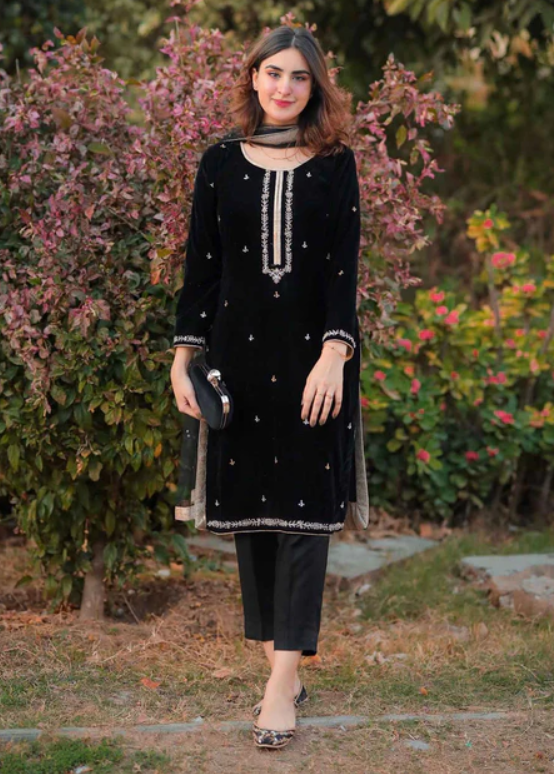 Black Kurta Set