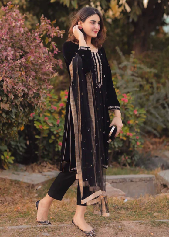 Black Kurta Set