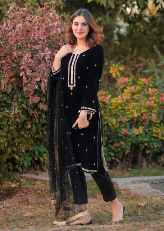 Black Kurta Set