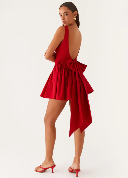 Invited Mini Dress - Red