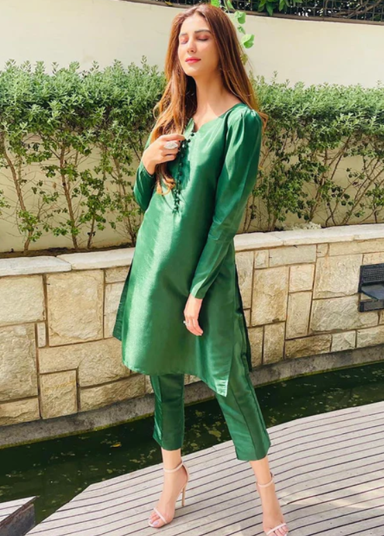 Green Kurta Set