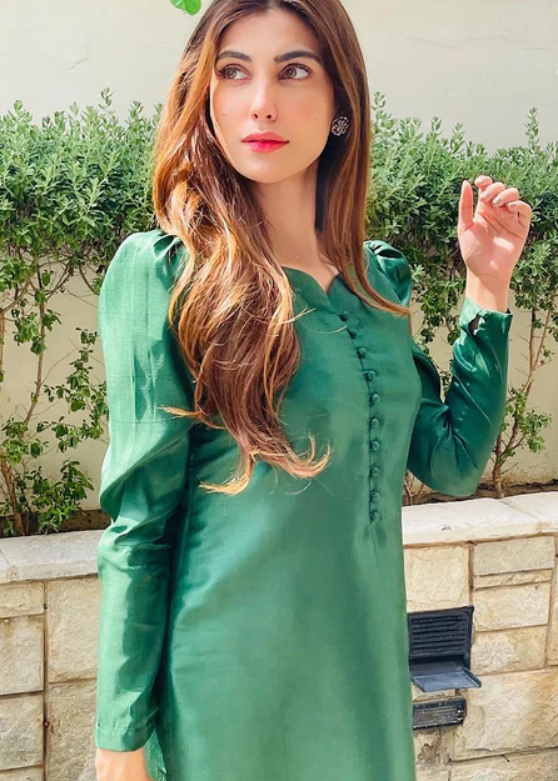 Green Kurta Set